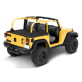 Couvre tonneau Duster Bestop Black Diamond Jeep Wrangler JK 2 portes