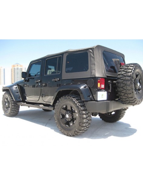 Jante aluminium KMC XD775 Rockstar Matte Black 17 pouces Jeep Wrangler