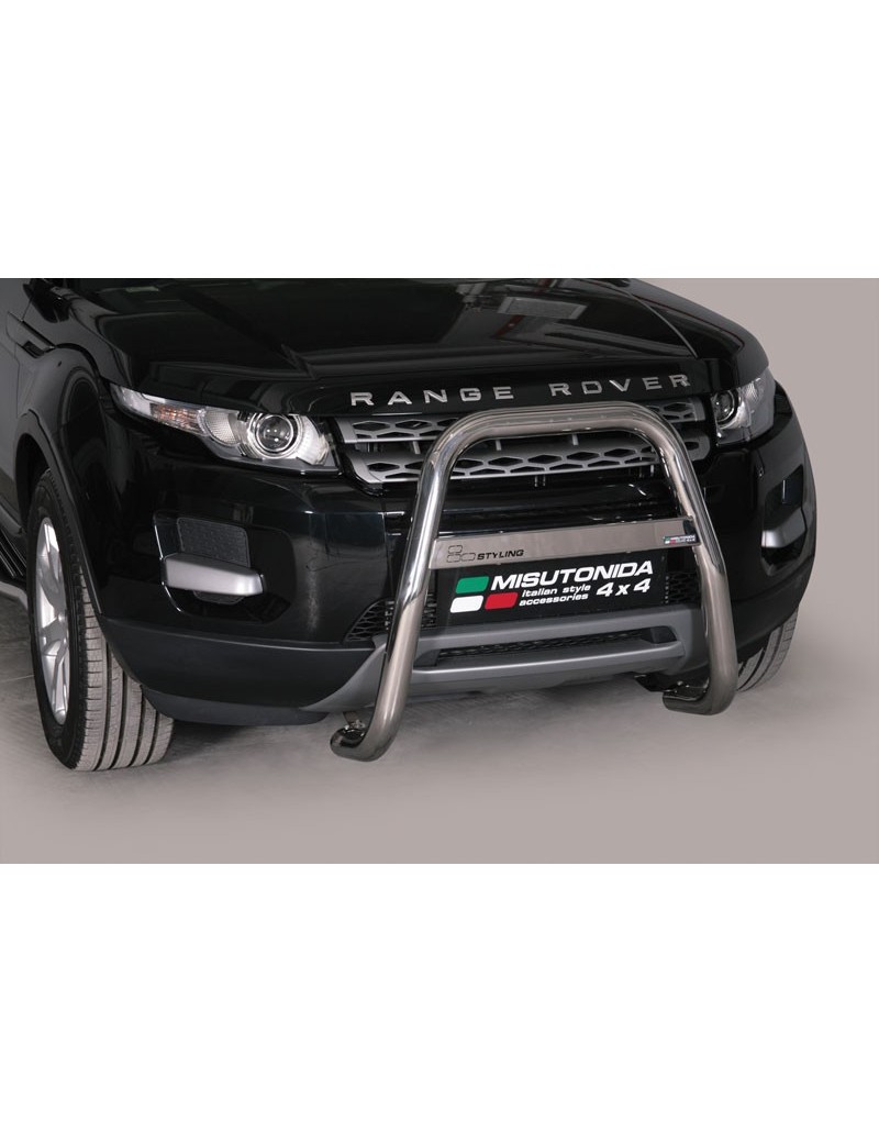 Pare-buffle acier Inox Homologué Range Rover Evoque 2016-2018