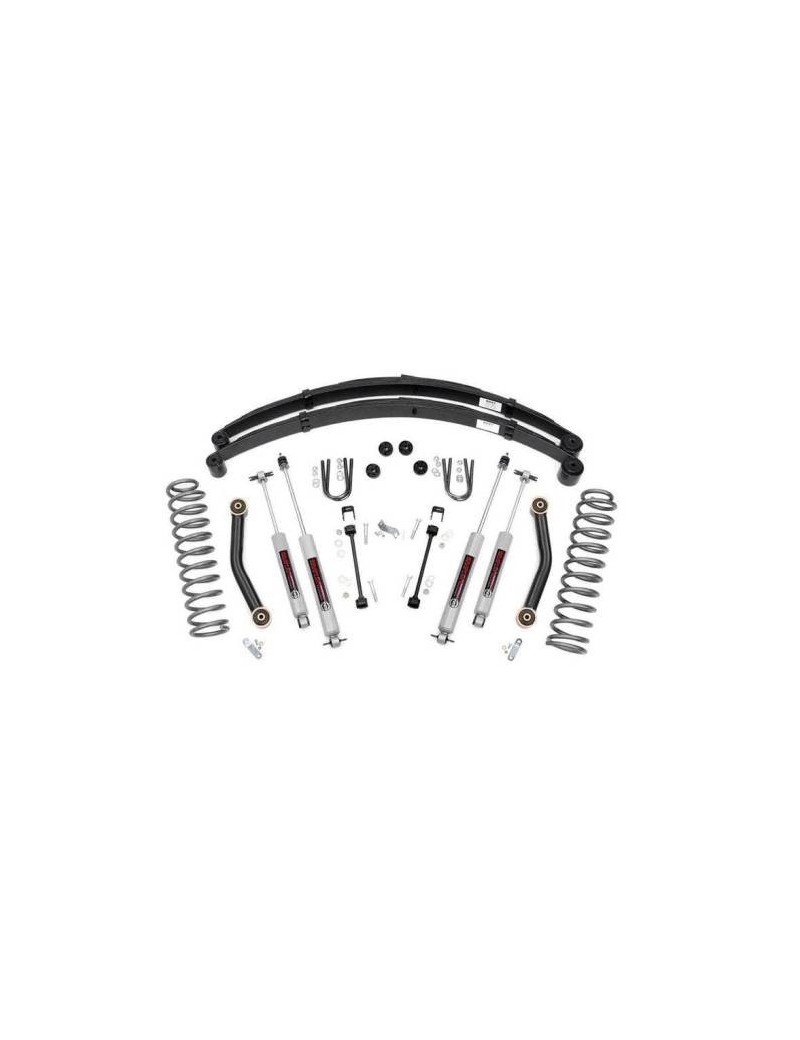 Kit suspension Rough Country + 10 cm Jeep Cherokee XJ