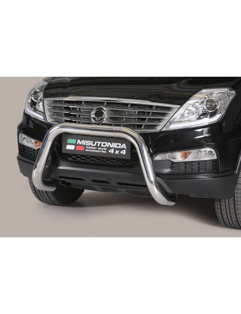 Pare buffle acier 76 mm homologué Ssangyong Rexton W 2012-2017