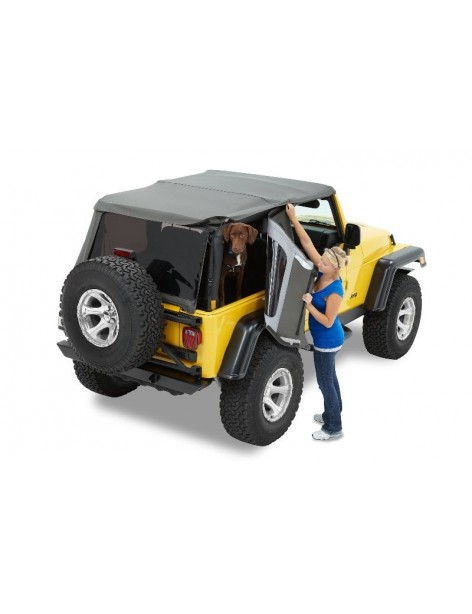 Bâche Trektop NX Bestop Black Diamond Jeep Wrangler TJ