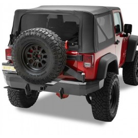 Pare-chocs arrière Bestop HighRock + Support Roue de secours Jeep Wrangler JK