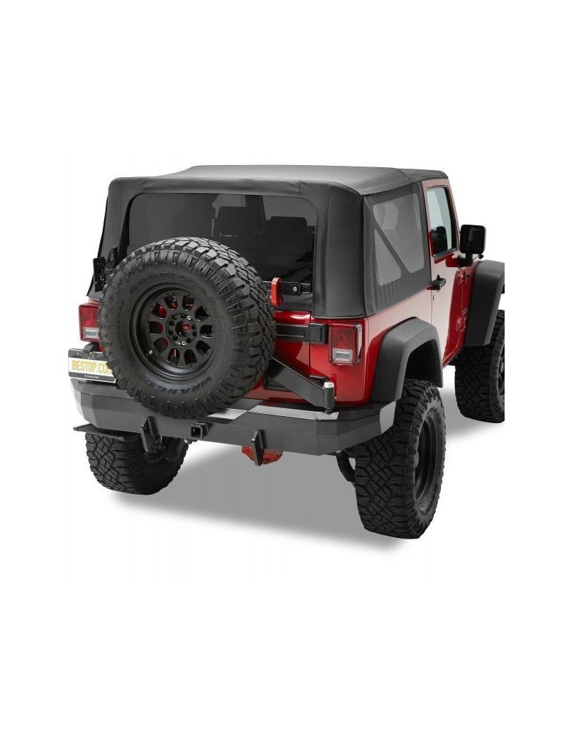 Pare-chocs arrière Bestop HighRock + Support Roue de secours Jeep Wrangler JK