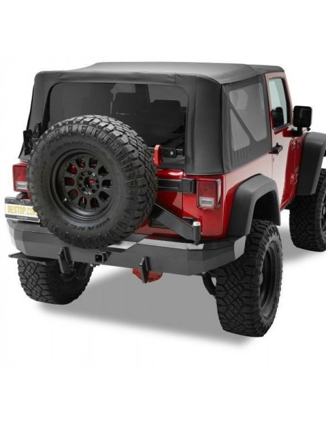 Pare-chocs arrière Bestop HighRock + Support Roue de secours Jeep Wrangler JK