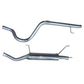 Ligne d'échappement complète Inox Toyota HDJ100 1998-2007.