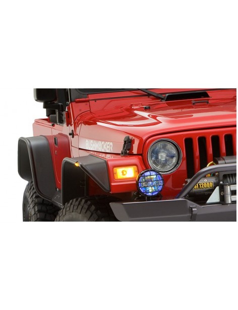 Extensions d'ailes plates Bushwacker Jeep Wrangler TJ