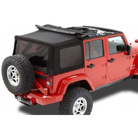 Bâche Supertop NX Black Twill Bestop Jeep Wrangler JK Unlimited