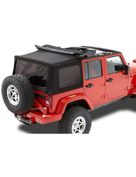 Bâche Supertop NX Black Twill Bestop Jeep Wrangler JK Unlimited