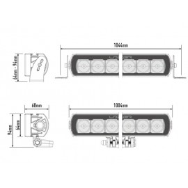 Barre LED Lazer Lamps T-24 Evolution