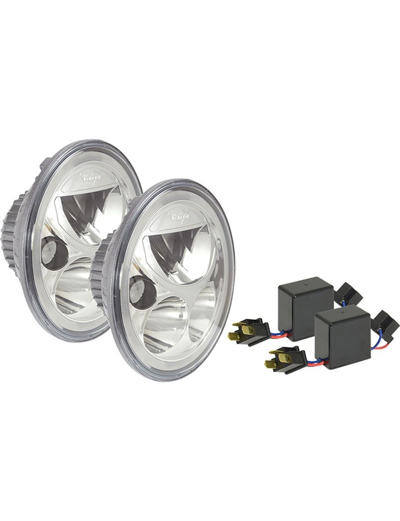 Optiques feux LED Vortex 7 pouces Jeep Wrangler JK