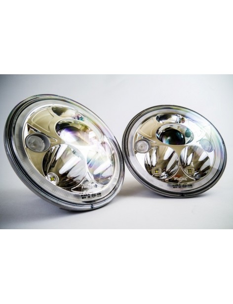 Optiques feux LED Chrome Vortex 7" Vision X