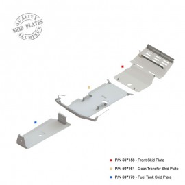 Blindages de protection chassis Asfir Mitsubishi L200 2006.2015