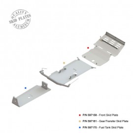 Blindages de protection chassis Asfir Mitsubishi L200 2006.2015