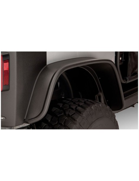 Extensions d'ailes plates Bushwacker Jeep Wrangler JK 2 portes