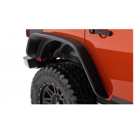 Extensions d'ailes plates Bushwacker Jeep Wrangler JK 4 portes