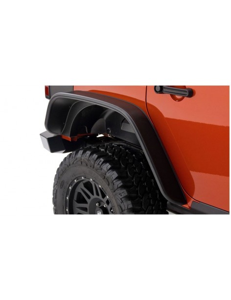 Extensions d'ailes plates Bushwacker Jeep Wrangler JK 4 portes