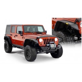 Extensions d'ailes plates Bushwacker Jeep Wrangler JK 4 portes