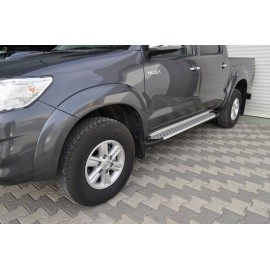 Marchepieds aluminium Artemis Toyota Hilux 2005-2015