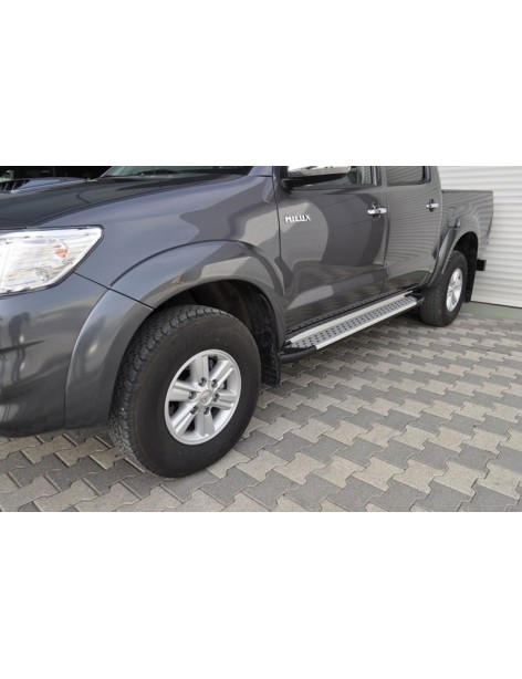 Marchepieds aluminium Artemis Toyota Hilux 2005-2015