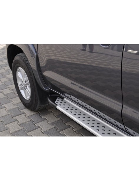 Marchepieds aluminium Artemis Toyota Hilux 2005-2015