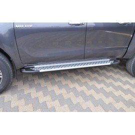 Marchepieds aluminium Artemis Toyota Hilux 2016-2019