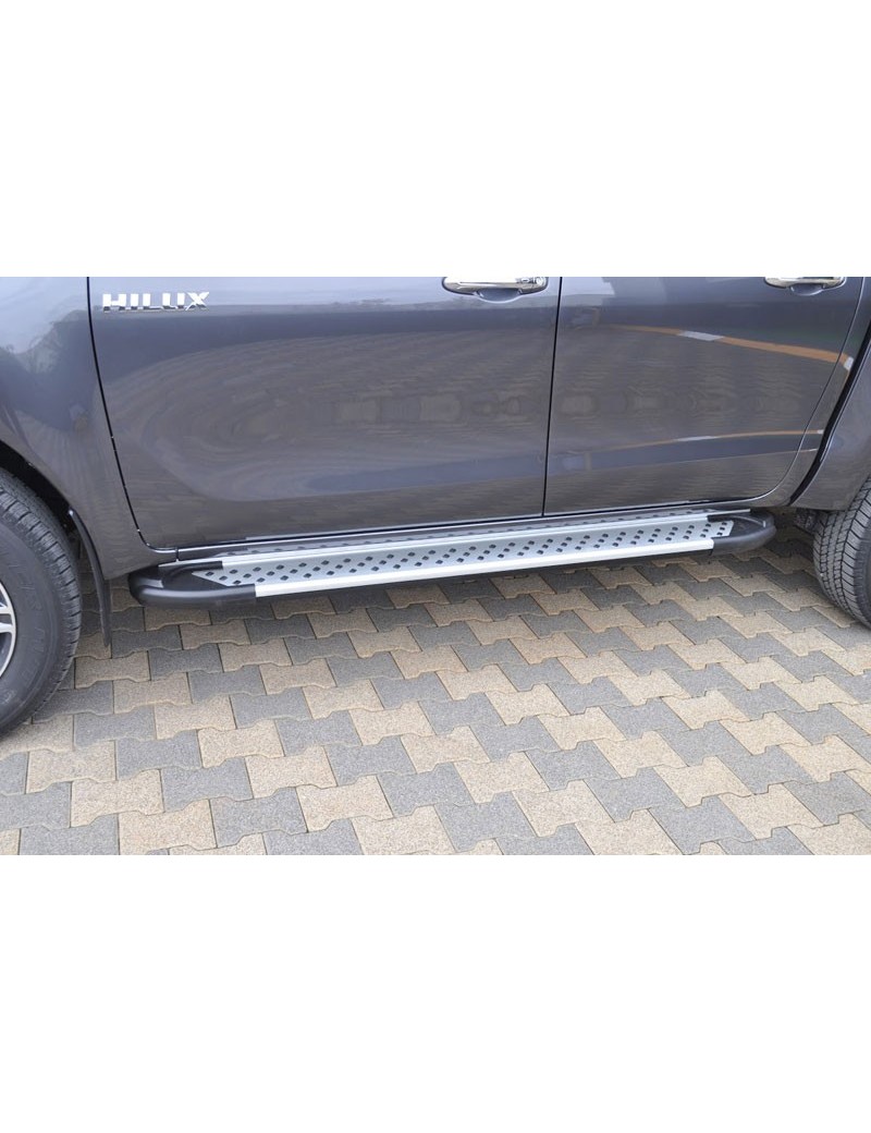 Marchepieds aluminium Artemis Toyota Hilux 2016-2019