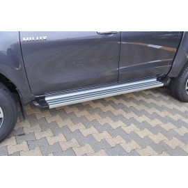 Marchepieds aluminium ARP Toyota Hilux 2016-2019