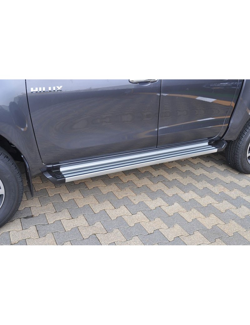 Marchepieds aluminium ARP Toyota Hilux 2016-2019