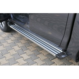 Marchepieds aluminium ARP Toyota Hilux 2016-2019