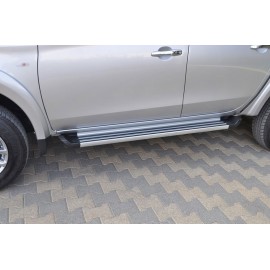 Marchepieds aluminium Ronesans Silver Mitsubishi L200