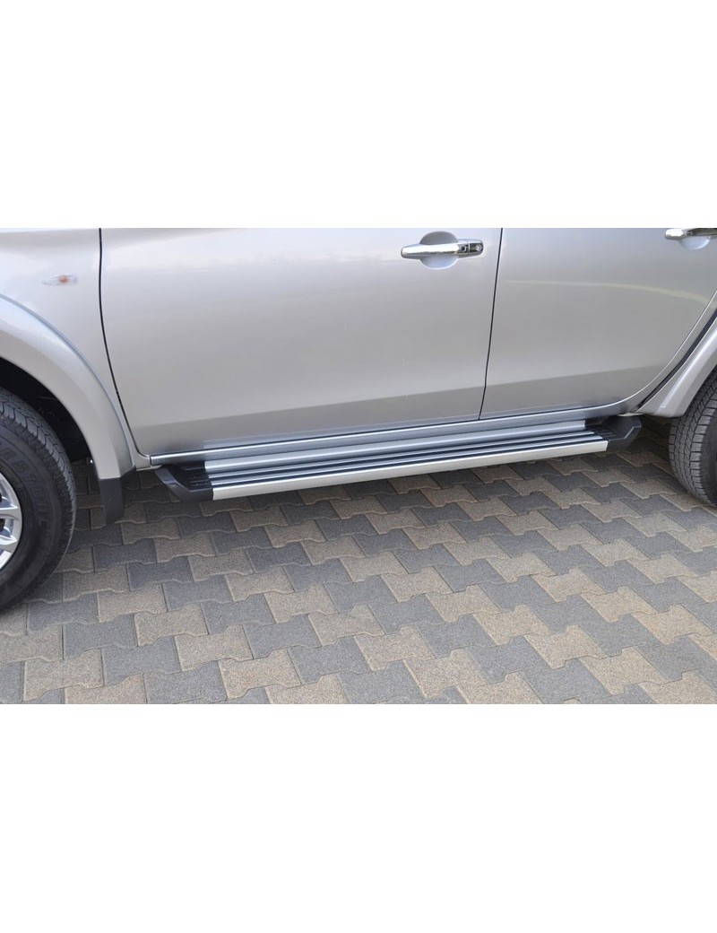 Marchepieds aluminium Ronesans Silver Mitsubishi L200