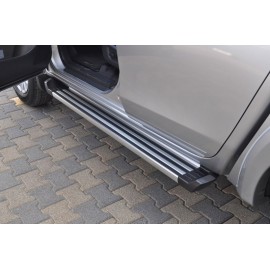 Marchepieds aluminium Ronesans Silver Mitsubishi L200