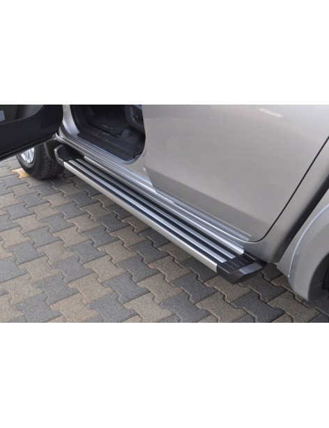 Marchepieds aluminium Ronesans Silver Mitsubishi L200