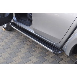 Marchepieds aluminium Ronesans Noir Mitsubishi L200