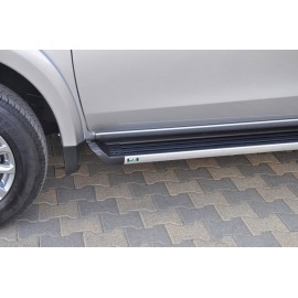 Marchepieds aluminium Ronesans Noir Mitsubishi L200