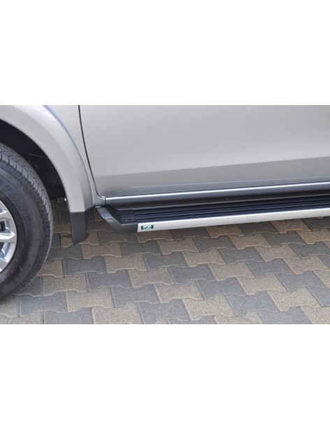 Marchepieds aluminium Ronesans Noir Mitsubishi L200