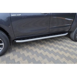 Marchepieds aluminium ARP Toyota Hilux 2016-2019