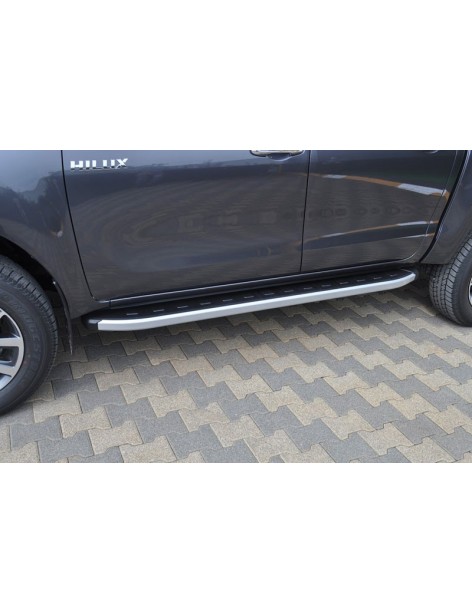 Marchepieds aluminium ARP Toyota Hilux 2016-2019