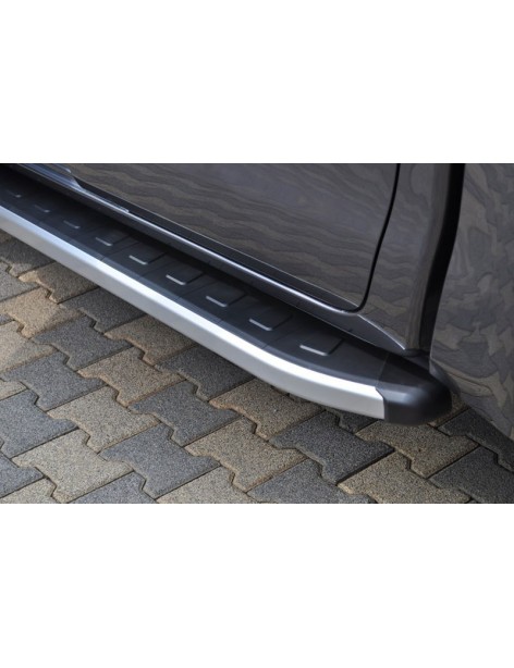 Marchepieds aluminium ARP Toyota Hilux 2016-2019