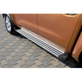 Marchepieds aluminium Nissan NP300 Double-Cabine 2016-2022