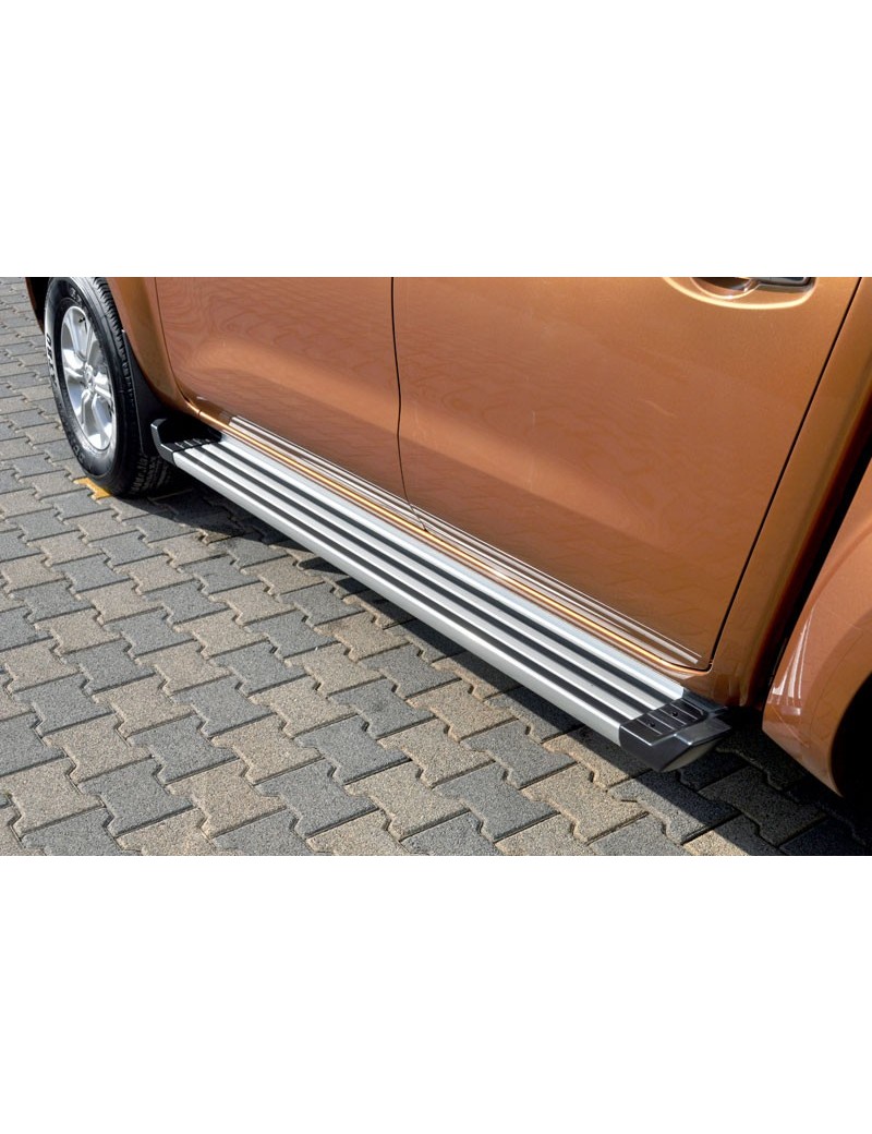 Marchepieds aluminium Nissan NP300 Double-Cabine 2016-2022