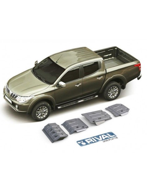 Blindages aluminium Rival Mitsubishi L200 à partir de 2015