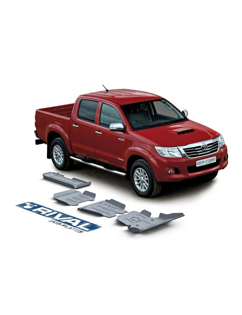 Blindages aluminium Rival Toyota Hilux 2005-2015