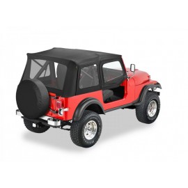 Bâche Supertop Black Denim Bestop Jeep CJ7/Wrangler YJ