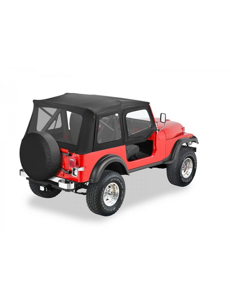 Bâche Supertop Black Denim Bestop Jeep CJ7/Wrangler YJ