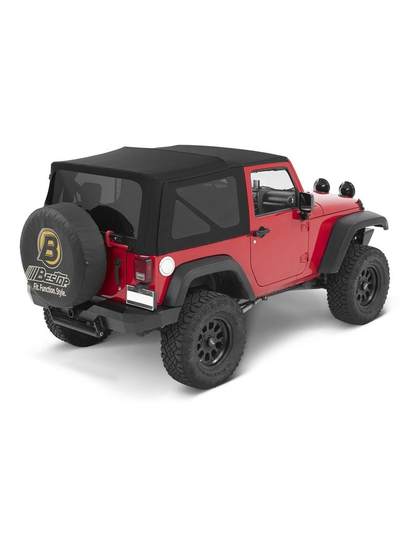 Bache Trektop - Couleur : Black Twill - Jeep Wrangler JL Unlimited (4  portes)