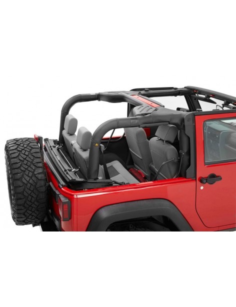 Bâche Bestop Supertop NX Black Twill Jeep Wrangler JK 2 portes