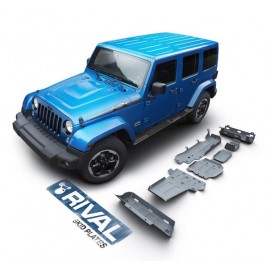 Blindage aluminium Rival Jeep Wrangler JK CRD 2007-2017