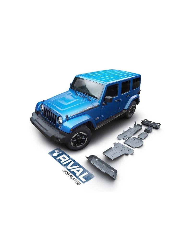 Blindage aluminium Rival Jeep Wrangler JK CRD 2007-2017